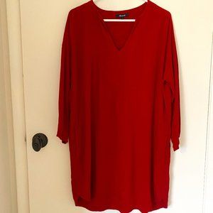 Madewell Crimson Shift Dress